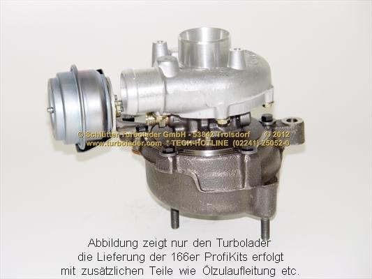 Schlütter Turbolader 166-00130 - Kompresors, Turbopūte www.autospares.lv