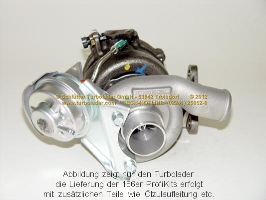 Schlütter Turbolader 166-00365 - Kompresors, Turbopūte autospares.lv