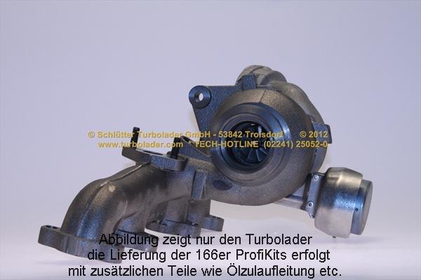 Schlütter Turbolader 166-00360 - Kompresors, Turbopūte autospares.lv