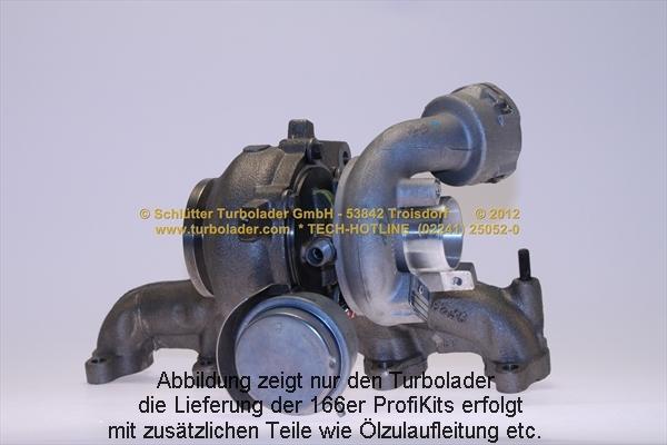 Schlütter Turbolader 166-00360 - Kompresors, Turbopūte autospares.lv