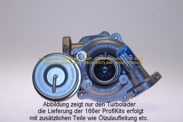 Schlütter Turbolader 166-00305 - Турбина, компрессор www.autospares.lv