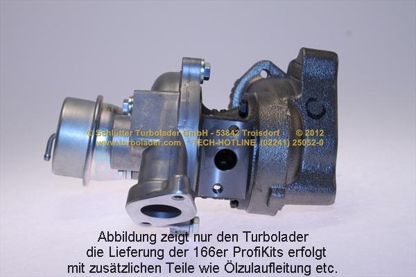 Schlütter Turbolader 166-00305 - Турбина, компрессор www.autospares.lv