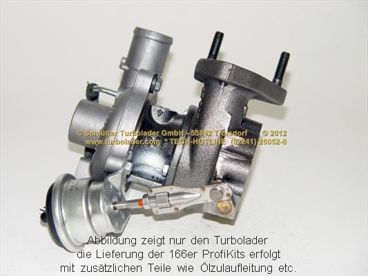 Schlütter Turbolader 166-00345EOL - Турбина, компрессор www.autospares.lv