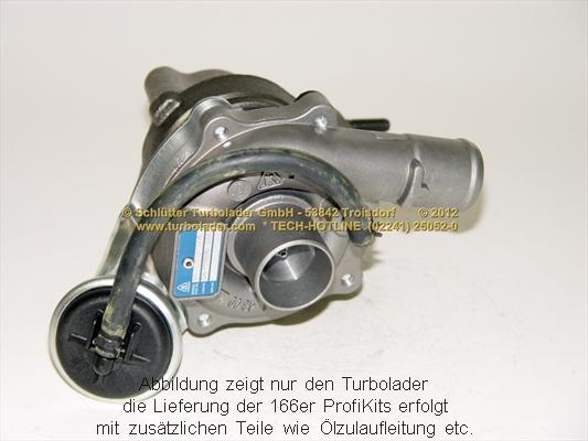 Schlütter Turbolader 166-00345 - Kompresors, Turbopūte www.autospares.lv