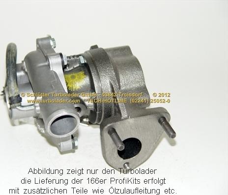 Schlütter Turbolader 166-00345EOL - Турбина, компрессор www.autospares.lv