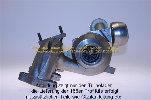 Schlütter Turbolader 166-08320EOL - Турбина, компрессор www.autospares.lv