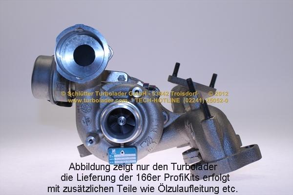 Schlütter Turbolader 166-08320EOL - Турбина, компрессор www.autospares.lv