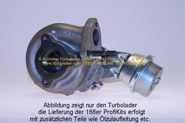 Schlütter Turbolader 166-00235 - Kompresors, Turbopūte autospares.lv