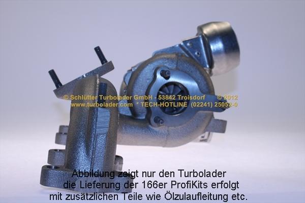 Schlütter Turbolader 166-00270 - Турбина, компрессор www.autospares.lv