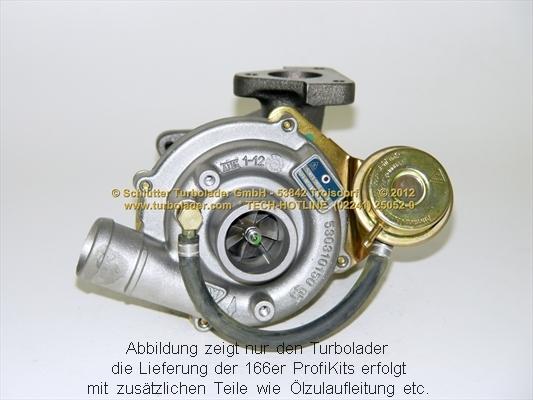 Schlütter Turbolader 166-01465 - Kompresors, Turbopūte autospares.lv