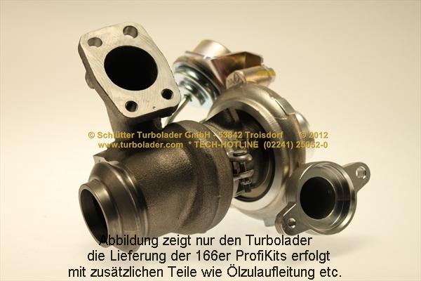 Schlütter Turbolader 166-05133 - Турбина, компрессор www.autospares.lv