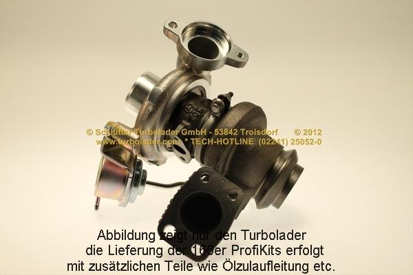 Schlütter Turbolader 166-01671 D - Kompresors, Turbopūte autospares.lv