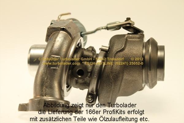 Schlütter Turbolader 166-01671 D - Kompresors, Turbopūte autospares.lv