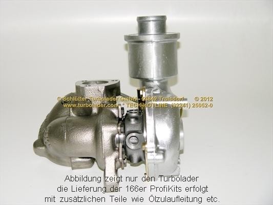 Schlütter Turbolader 166-01041EOL - Kompresors, Turbopūte www.autospares.lv