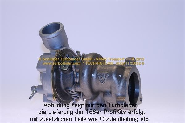 Schlütter Turbolader 166-01080 D - Kompresors, Turbopūte autospares.lv