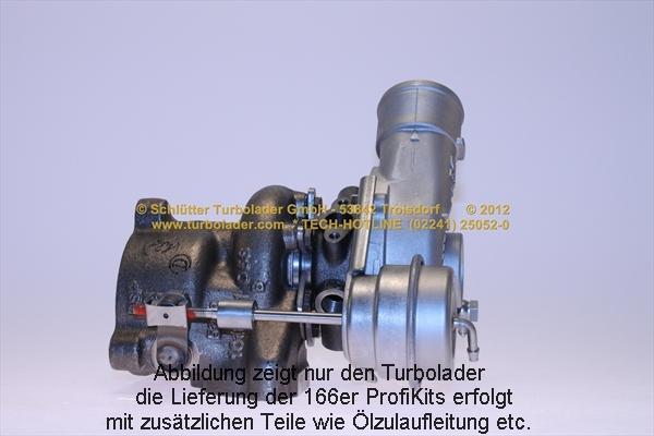 Schlütter Turbolader 166-01080 D - Kompresors, Turbopūte autospares.lv