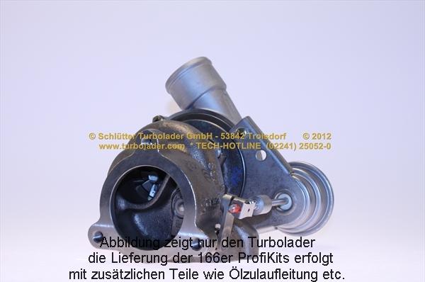 Schlütter Turbolader 166-01080 D - Kompresors, Turbopūte autospares.lv