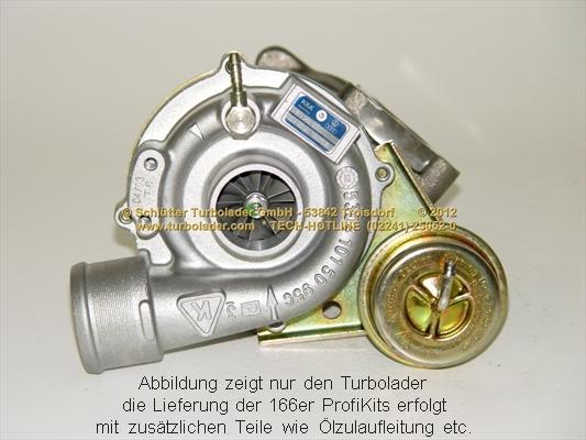 Schlütter Turbolader 166-01000 - Kompresors, Turbopūte autospares.lv