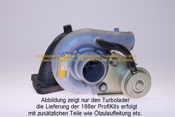 Schlütter Turbolader 166-01085 - Турбина, компрессор www.autospares.lv