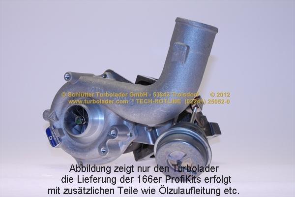 Schlütter Turbolader 166-06060 - Турбина, компрессор www.autospares.lv