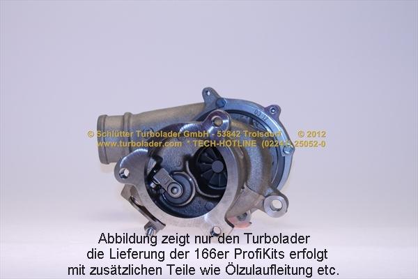 Schlütter Turbolader 166-01100 - Kompresors, Turbopūte autospares.lv