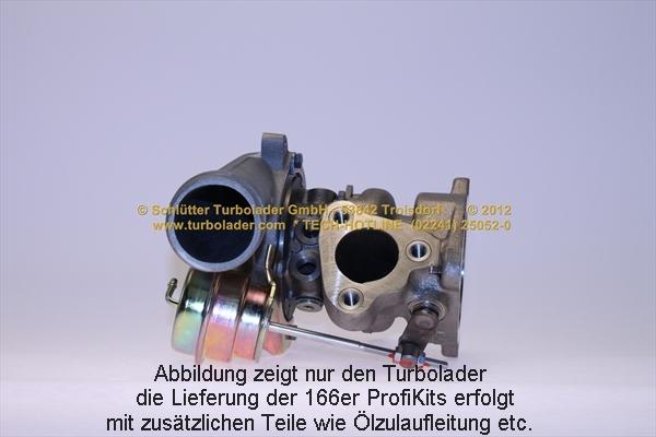 Schlütter Turbolader 166-01100 - Kompresors, Turbopūte autospares.lv