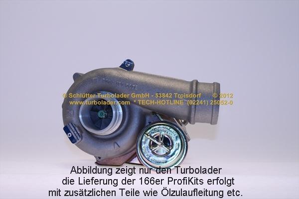 Schlütter Turbolader 166-01100 - Kompresors, Turbopūte autospares.lv