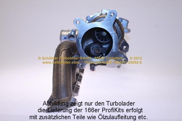 Schlütter Turbolader 166-09330 - Kompresors, Turbopūte www.autospares.lv