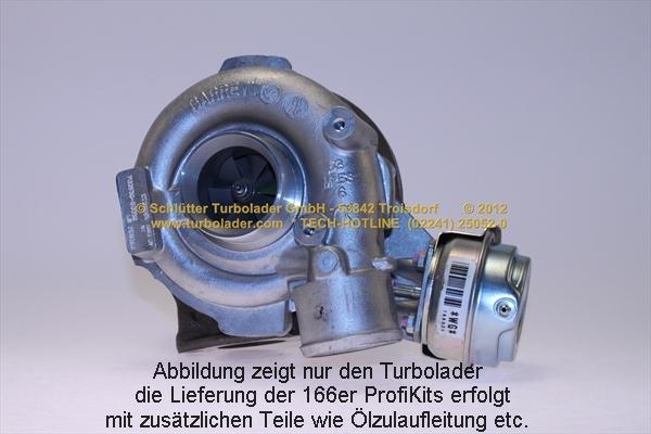 Schlütter Turbolader 166-03050 - Kompresors, Turbopūte autospares.lv