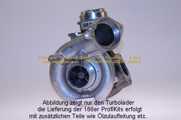 Schlütter Turbolader 166-06011 - Kompresors, Turbopūte www.autospares.lv