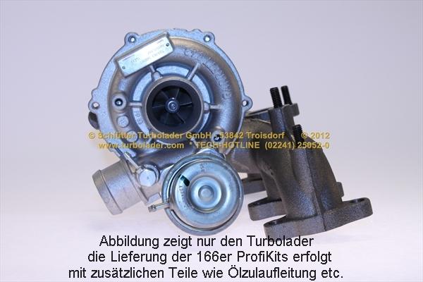 Schlütter Turbolader 166-02410 - Турбина, компрессор www.autospares.lv