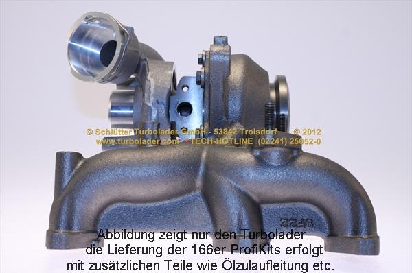 Schlütter Turbolader 166-02470 - Kompresors, Turbopūte autospares.lv