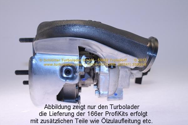 Schlütter Turbolader 166-02520 - Kompresors, Turbopūte autospares.lv