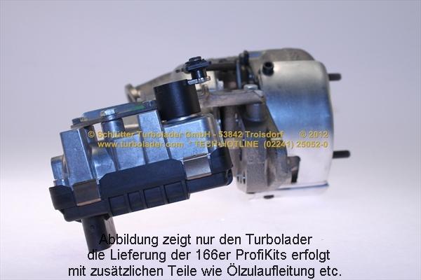 Schlütter Turbolader 166-02520 - Kompresors, Turbopūte autospares.lv