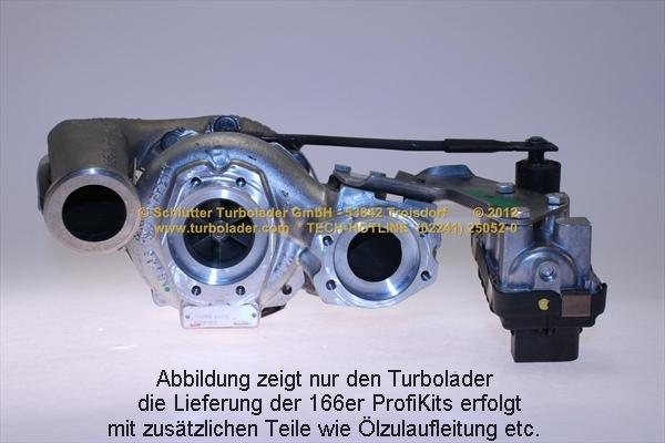 Schlütter Turbolader 166-02520 - Kompresors, Turbopūte autospares.lv