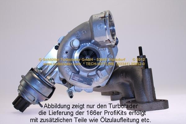 Schlütter Turbolader 166-02670 - Kompresors, Turbopūte autospares.lv