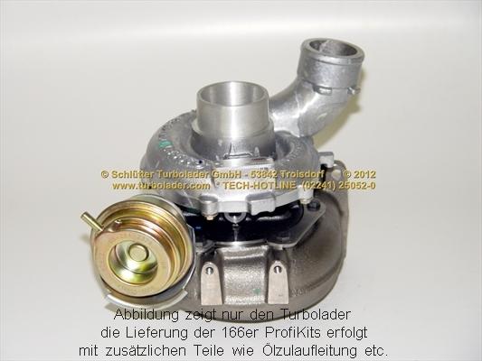 Schlütter Turbolader 166-02040 - Турбина, компрессор www.autospares.lv