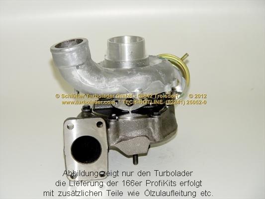 Schlütter Turbolader PRO-02050 - Kompresors, Turbopūte autospares.lv