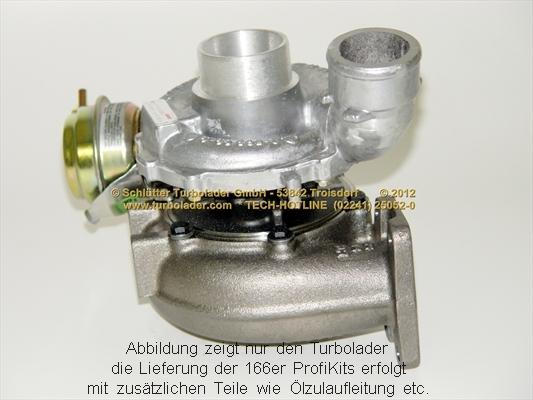 Schlütter Turbolader 166-02060EOL - Турбина, компрессор www.autospares.lv