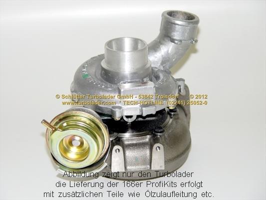 Schlütter Turbolader PRO-02050 - Kompresors, Turbopūte autospares.lv