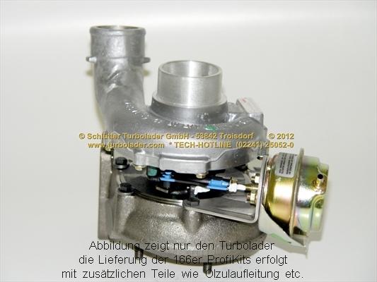 Schlütter Turbolader PRO-02050 - Kompresors, Turbopūte autospares.lv