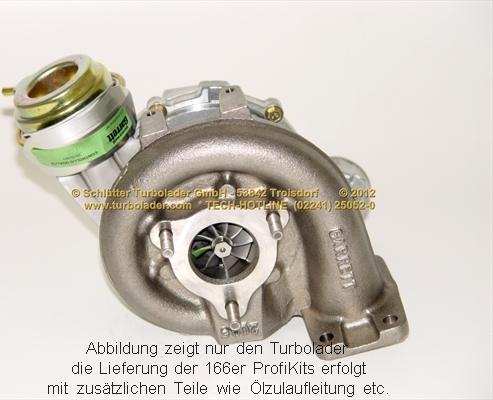 Schlütter Turbolader PRO-02050 - Kompresors, Turbopūte autospares.lv