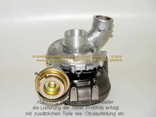 Schlütter Turbolader PRO-02050 - Kompresors, Turbopūte autospares.lv