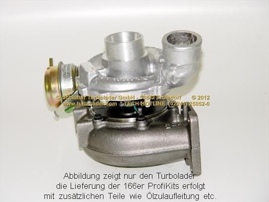 Schlütter Turbolader PRO-02050 - Kompresors, Turbopūte autospares.lv