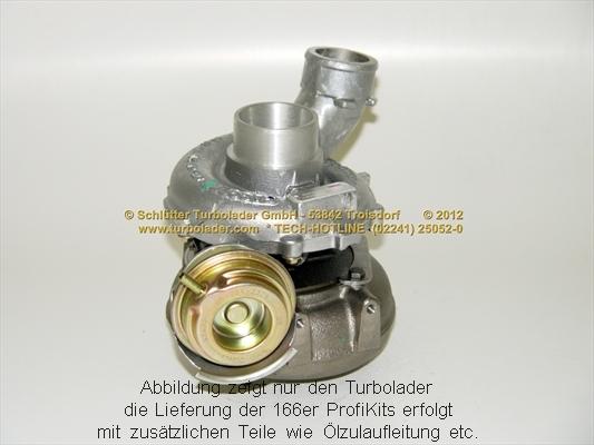 Schlütter Turbolader PRO-02040 - Турбина, компрессор www.autospares.lv