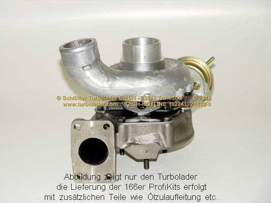 Schlütter Turbolader PRO-02040 - Kompresors, Turbopūte autospares.lv