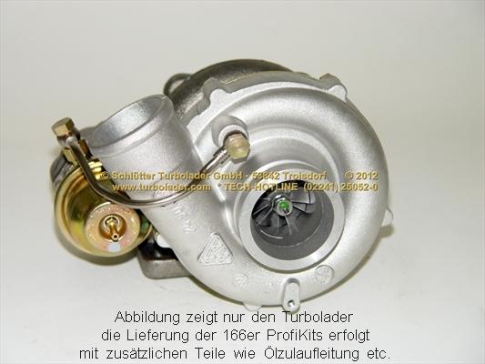 Schlütter Turbolader 166-02190 - Kompresors, Turbopūte autospares.lv