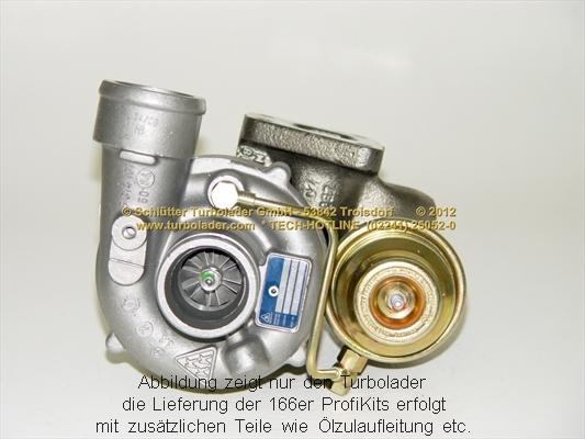 Schlütter Turbolader 166-02170 - Турбина, компрессор www.autospares.lv