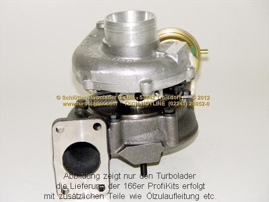 Schlütter Turbolader 166-02340 - Kompresors, Turbopūte autospares.lv