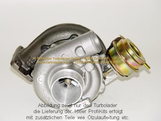 Schlütter Turbolader 166-02340 - Kompresors, Turbopūte autospares.lv